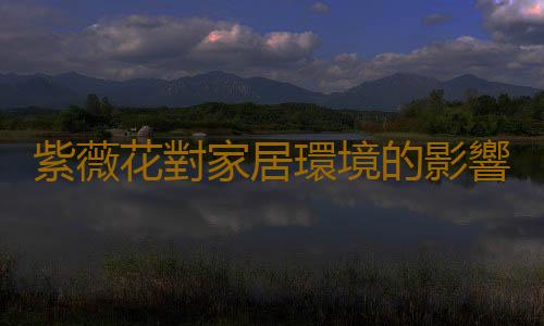 紫薇花對家居環境的影響