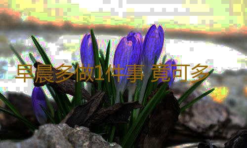 早晨多做1件事 竟可多活15年