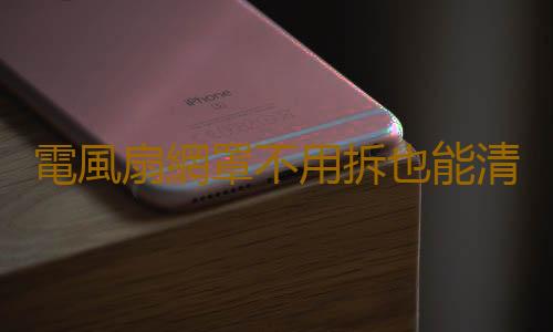 電風扇網罩不用拆也能清洗得幹淨 舊機一招變廢為寶