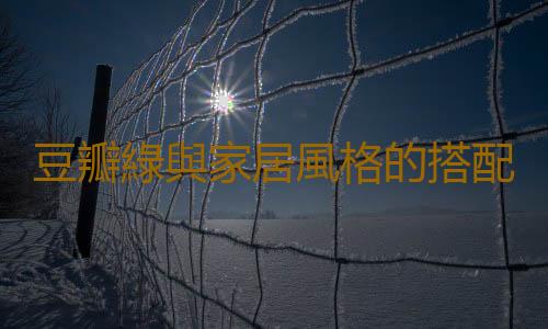 豆瓣綠與家居風格的搭配